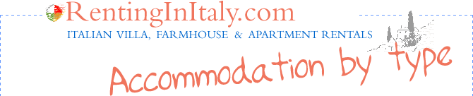 Tuscany - types of accommodation