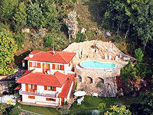 Italian coast villa rental - Villa Salvini, private holiday home rental in the coastal hills of Tuscany, Italy.